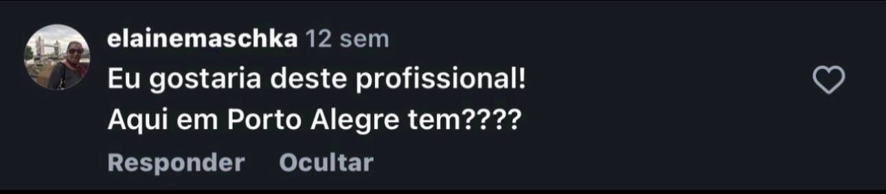 Comentário de Porto Alegre perguntando se há um pomarista na região
